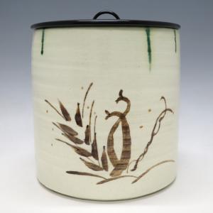 茶道具 水指 瀬戸一重口水指 宇田隆和作 佐平窯 茶道 : 茶道具いまや