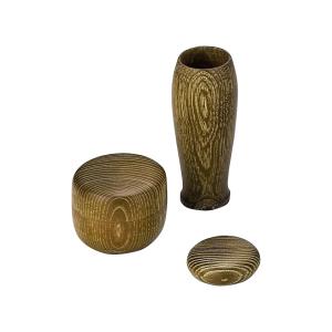 茶道具 水指 水差し 輪島塗 手桶水指 利休好 真塗 茶平一斎作 木製