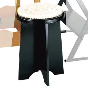 茶道具 立礼用品 円椅 座椅子 立礼用椅子 円座付 一客 止金具付