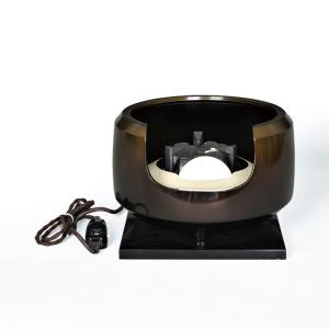 茶道具 風炉 切合風炉 切合釜 鬼面風炉 平丸釜据え 大国藤兵衛作