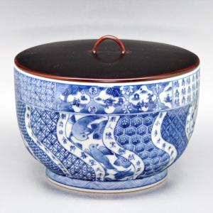 水指 祥瑞 腰捻 景徳鎮 茶道 茶道具 : 和空間ヤフーショップ - 通販