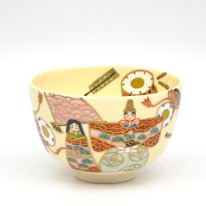 茶道具 抹茶茶碗 ひな祭り 御本手 立雛 伊坂清香作 茶道 : 茶道具