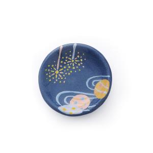 茶道具 菓子器（かしき） 豆皿 夏祭り 楽入窯｜senkien