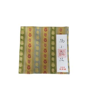 中古 茶道具 古帛紗 古布 大正更紗 木綿 変り格子又は亀甲文又は印章文