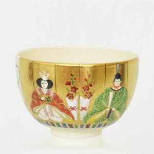 茶道具 抹茶茶碗 萩焼き 井戸型 金本明夫作 竹節高台 萩焼 茶道