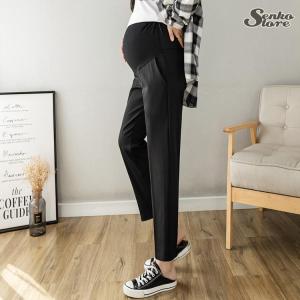 マタニティ パンツ スーツ テーパードパンツ ...の詳細画像2