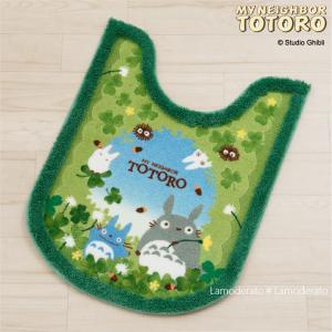 トイレマット ロング トトロ ジブリ 抗菌 防臭 吸水 洗える 日本製 滑りにくい  約78×60cm グリーン センコー