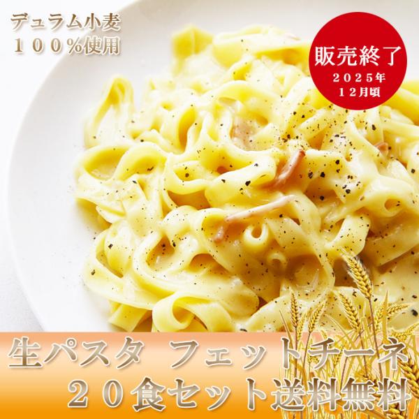 送料無料 ひと手間加えた生パスタ フェットチーネ 20食セット パスタ スパゲッティー お試し 業務...