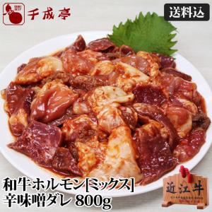 牛肉 肉 和牛 「ホルモン ミックス 辛味噌ダレ 800g」