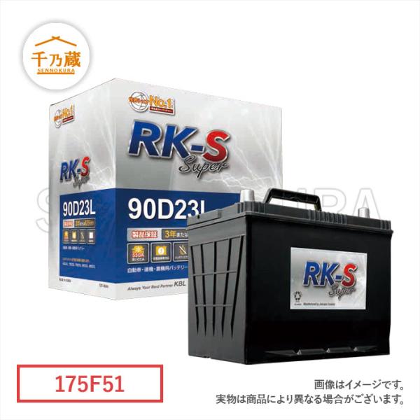 建機バッテリー RKSS 175F51 メンテナンスフリータイプ