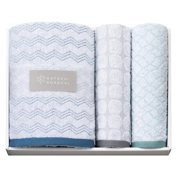 KATACHI KOKOCHI（カタチココチ） バスタオル&amp;フェイスタオル2P K-20250
