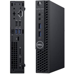 DELLOptiplex 3060Microミニデスクトップ 第8世代COREi3-8100T 8GB/M.2SSD256GB+500GB HDMI/ディスプレイポート/USB3.0 Office搭載 無線WIFI＆bluetooth｜senrakuen