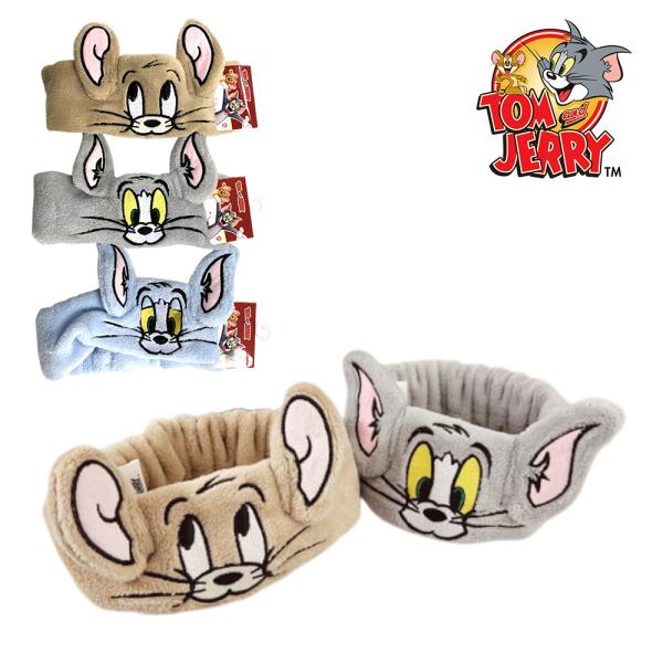 トムとジェリー ヘアバンド TOM＆JERRY トムジェリ 洗顔 メイク かわいい プレゼント ギフ...