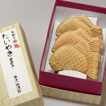 萩焼　めで鯛 たいやき箸置きギフトセット　　たいやき お菓子 鯛 魚 はしおき