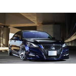 クラウンアスリート　トヨタ純正オプションハーフ センスブランド 21クラウン アスリート 後期 フロントハーフ