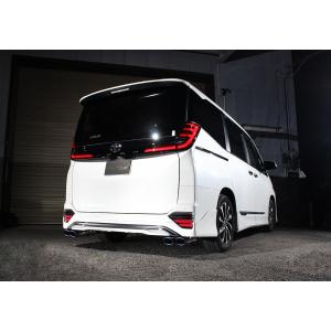 センスブランド MZRA90W 90ノア モデリスタ チタン風W110オーバル 4本出し 車検対応 マフラー｜sensebrand