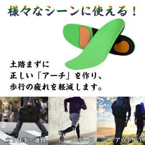 【2点10%オフ】インソール 扁平足 アーチサ...の詳細画像2