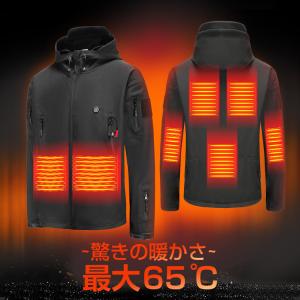 電熱ジャケット 電熱ウェア usb 迷彩 電熱...の詳細画像1