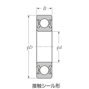 NTN 6004LLU ベアリング 深溝玉軸受...の詳細画像2