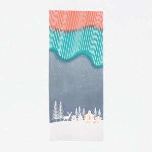 にじゆら 注染絵手ぬぐい オーロラが美しい夜 Finland ピンク メール便ok Tb なごみ 通販 Yahoo ショッピング