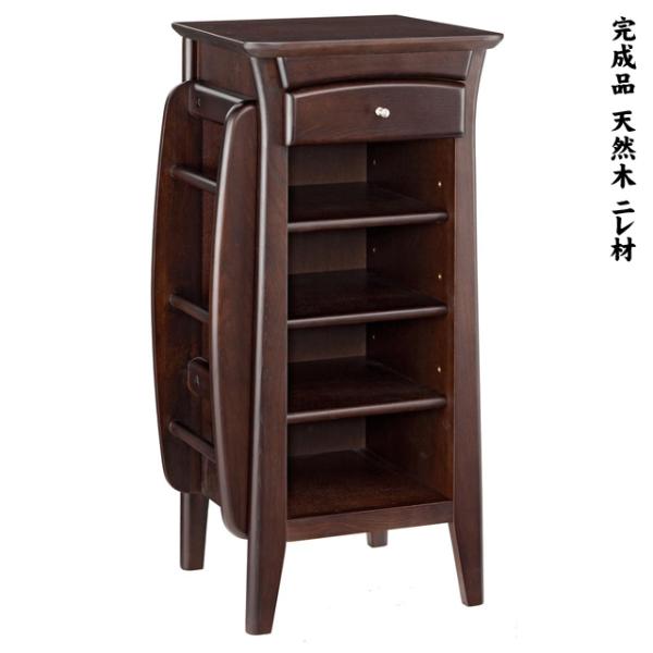 スリッパラック 下駄箱 玄関収納 木製ラック 完成品（幅41cm 高さ80cm）