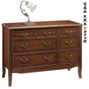 チェスト 木製 象嵌 丸脚 ローキャビネット 87cm サイドボード 119