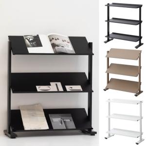 ategisシェルフ 東谷 ラック 3段 シェルフ 棚 収納棚 オープンラック 本棚 斜め 店舗