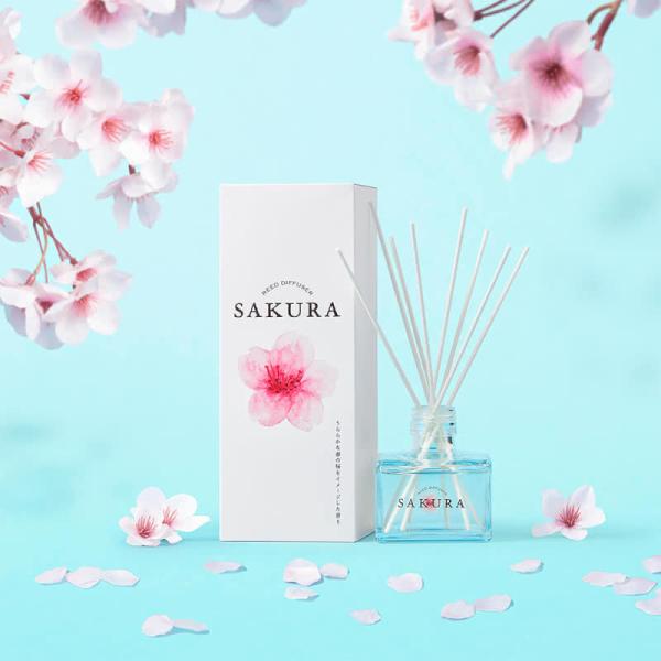 桜 さくら SAKURA リードディフューザー120mL 日本製 デイリーアロマジャパン DAJ 正...