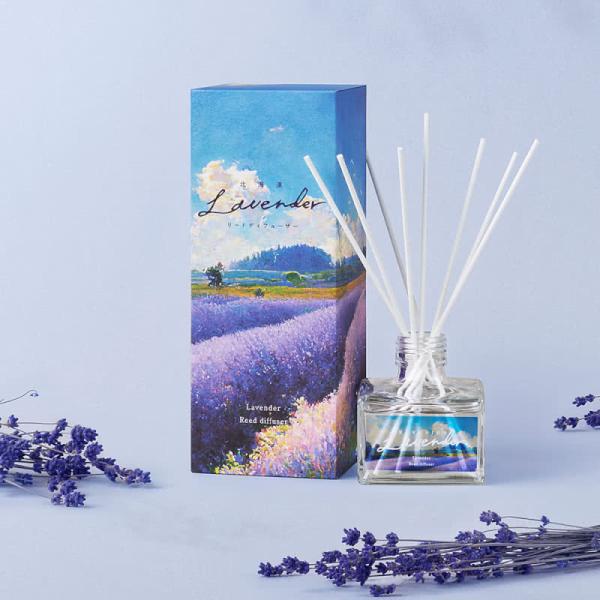 北海道ラベンダー リードディフューザー 120mL 日本製 Lavender reed diffus...