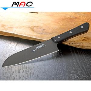 MAC包丁 熟練職人 クローム モリブデン鋼 三徳包丁 マック BF-SK-65 日本製 文化包丁 万能包丁 水砥ぎ フッ素加工 黒