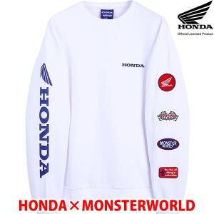 ホンダ（HONDA） HONDA×MONSTER WORLD トレーナー B ブラック 刺繍
