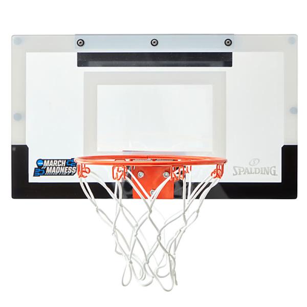 スポルディング バスケットゴール スラムジャム NCAA 室内 ドア用バックボード 小型バスケットボ...