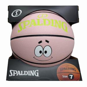 バスケットボール 7号 スポンジボブ パトリックスター ピンク コンポジット バスケ 77-913J 合成皮革 屋内 屋外 SpongeBob スポルディング 24AW 正規品