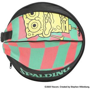 ボールバッグ スポンジボブ チェッカーフラッグ バスケ 49-001SBC バスケットボール バッグ 27cm SpongeBob スポルディング 25SS 正規品