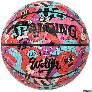 バスケットボール 7号 イェイェ・ウェラー カラー ザ コート 78-171J YEYE WELLER バスケ 合成皮革 屋内 屋外 スポルディング 26SS 正規品