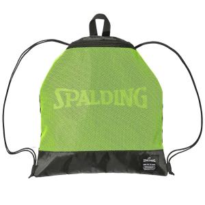デイリー ナップサック ブラック×ライムグリーン 42-018LG バスケットボール バッグ リュック 7号球収納 スポルディング 26SS 正規品