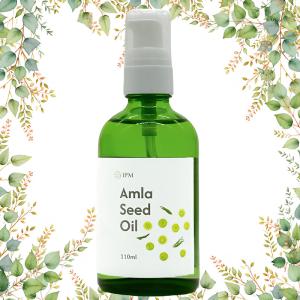 IPMアムラシードオイル 110ml 髪用ヘアオイル 植物オイル3種類配合 ビタミンC ポリフェノール 低温圧搾法 癒しの爽やかな香り 日本製
