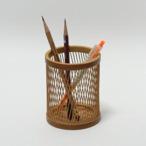 伝統的工芸品 駿河竹千筋細工 花器 新雪25 : 手作り伝統工芸品