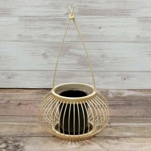駿河竹千筋細工 花器 華つぼ 静岡伝統工芸品 竹 花瓶 インテリア 日本