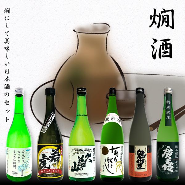 美味しい 燗酒 を楽しめる 日本酒 6本セット 720ml×6 純米酒 日本酒飲み比べ 送料無料