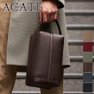 ACATE アカーテ LUGANOT ルガノー カーフ シュリンクレザー 巾着 ACATE（アカーテ）｜ACATE（アカーテ）LUGANOT ルガノー カーフ