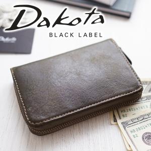 ダコタ ブラックレーベル Dakota BLACK LABEL ガウディ 小銭入れ付き二つ折り財布（ラウンドファスナー式） 0626812（0626802）｜sentire-one