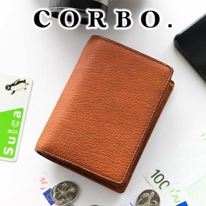 【安心の3年保証付】 CORBO. コルボ -GOAT- ゴート シリーズ 小銭入れ付き二つ折り財布（縦型） 1LJ-1302