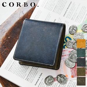 CORBO. コルボ SLATE PUEBLO スレート プエブロ 小銭入れ付き二つ折り財布 1LN-1701｜sentire-one