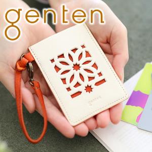 genten ゲンテン cut work カットワーク パスケース 41916｜sentire-one