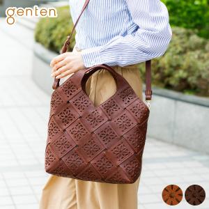 genten（ゲンテン） ショルダーバッグ バッグ マルチカットワーク 2way