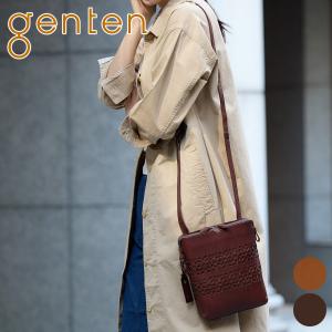 genten ゲンテン ボールドカットワーク ショルダーバッグ 43737｜sentire-one