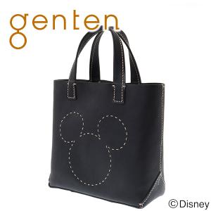 genten ゲンテン Disney ディズニー コラボ アマーノ限定 ミッキーマウス トートバッグ 小 46017｜sentire-one