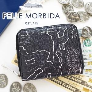 PELLE MORBIDA ペッレモルビダ Barca バルカ 型押しレザー ラウンドファスナー 小銭入れ PMO-BA325CC｜sentire-one