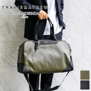 PELLE MORBIDA ペッレモルビダ TRAVISMATHEW PREMIUM × PELLE MORBIDA ボストンバッグ PMO-TMPG006｜sentire-one